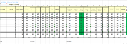 calcul de salaire